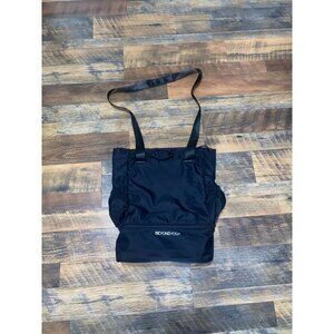 Beyond Yoga Black Convertible Gym‎ Bag Zippered Compartment Drawstring